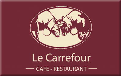 Restaurant Carrefour visiting card